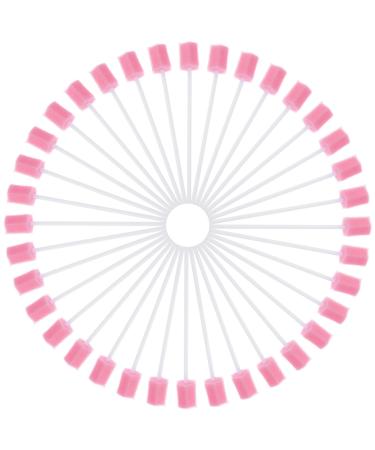 Healifty 100 pieces of mouth care sticks neutral foam disposable cotton swab for oral hygiene propax mouthpiece oral hygiene clean health med comfort (pink) - Buy Online on GoSupps.com