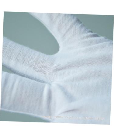 Housoutil 6 Pairs Factory Gloves Cotton Gloves White Gloves Lengthen Work - Buy Online on GoSupps.com