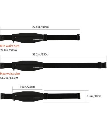 Rainbow Mobile Phone Running Bag for All - Waterproof Belt Pocket for Sports Jogging & Cycling - Fits Up to 7.5 Inch - Unisex Design for Women Men & Kids - Black - Buy Online on GoSupps.com