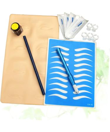 FOMIYES D Manual Pen Pencil Eyebrow Pigment Microblading Skin Embroidery Practice Cup Ink & Eye - Buy Online on GoSupps.com