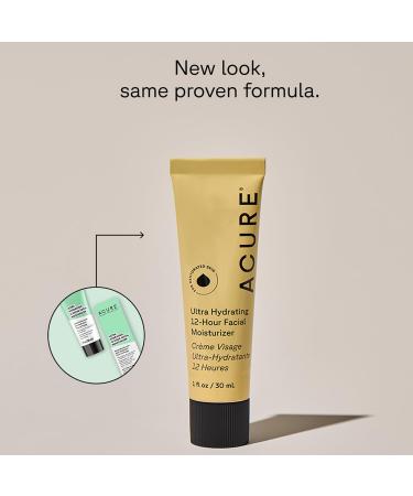 Acure Ultra Hydrating Facial Moisturizer 1 oz | 12 Hour Hydration for Glowing Skin - Buy Online on GoSupps.com
