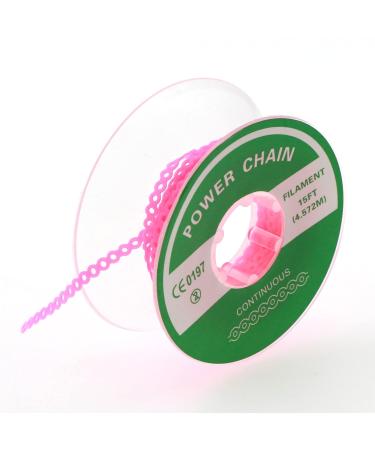 Dental Orthodontic Elastic Chain Power Chains - Pink S 4.5M - 1.0 Count - Buy Online on GoSupps.com