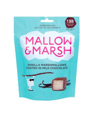 Mallow Marsh Mallow & Marsh Vanilla Coated in Milk Chocolate Marshmallow Sharing Bag Multipack 6 x 100g