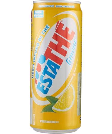 Test package Ferrero Estate Egg Tea The CitroeThe Peach can 48 x 330 ml - Buy Online on GoSupps.com