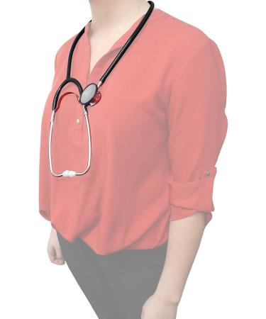 Dual Head Lightweight Aluminium Medical Stethoscope - Black | For Doctors, Nurses, Vet Students | EMT Approved - Buy Online on GoSupps.com