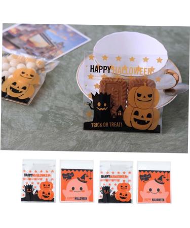 ifundom 200 Pcs Sweet Bags halloween party decoration spider treat bag Cellophane Treat Bags halloween party supplies popcorn bags cookie packaging bags cookie bag cute self adhesive bag - Buy Online on GoSupps.com