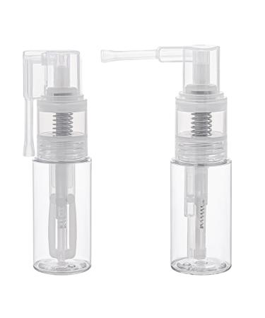 KALIONE 2 PCS 25ml Empty Powder Spray Bottle Body Glitter Spray Powder Spray Bottle Reusable Detachable Travel Spray Bottle Body Care Accessories for Face Hair Body Nail(Empty Bottle)