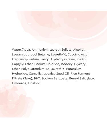 MyKirei by KAO Shampoo - Moisturizing Tsubaki & Rice Water Paraben Free Vegan Cruelty Free Sustainable - 10.1 oz Pump - Buy Online on GoSupps.com