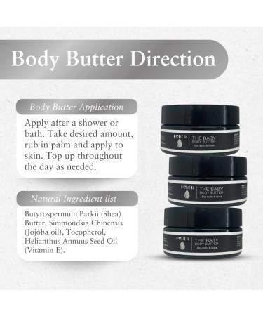 Purermama Baby Body Butter | Moisturizes & Soothes Dry Skin | Fragrance-Free Preservative-Free Glow Butter | Anti-Microbial Formula | Skin Healing Properties | 100% Natural - 207g - Buy Online on GoSupps.com