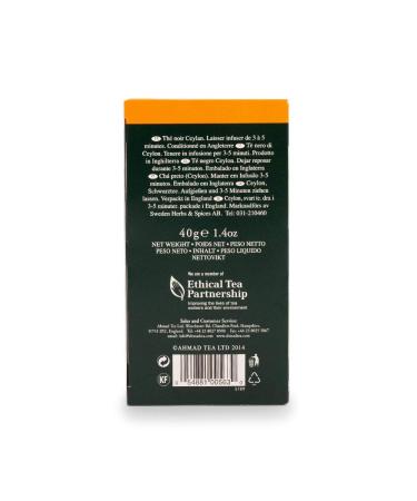 Ahmad Tea Ceylon Black Tea - 20 Aroma-Sealed Teabags | Premium International Shipping - Buy Online on GoSupps.com