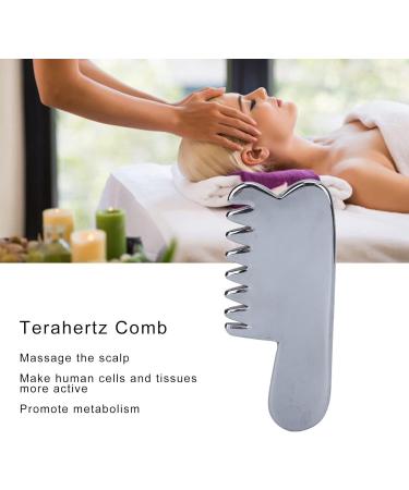 Buy TeraHertz Gua Sha Kamm - Scalp Massager for Head Care Skin Tightening & Body Relaxation | International Shipping Available - Buy Online on GoSupps.com