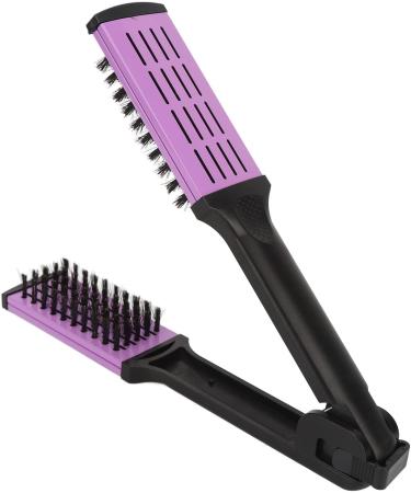 Straightening Comb Double Sided Brush Comb Clamp Prevent Static Splint Comb Hairdressing Tool for Smoothing and Straight Hair Styles Ergonomic Handle - Buy Online on GoSupps.com