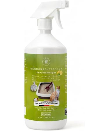 Buy Odor Remover Enzyme Cleaner 1000ml - Eliminate Cat Urine & Bad Smells for Cages Kennels & Toilets - Fast International Shipping - Buy Online on GoSupps.com