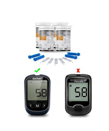 GeChek2 Blood Glucose Test Strips x100 & Lancets x100 for UK Diabetics - No Coding, mmol/L Measurement - Buy Online on GoSupps.com