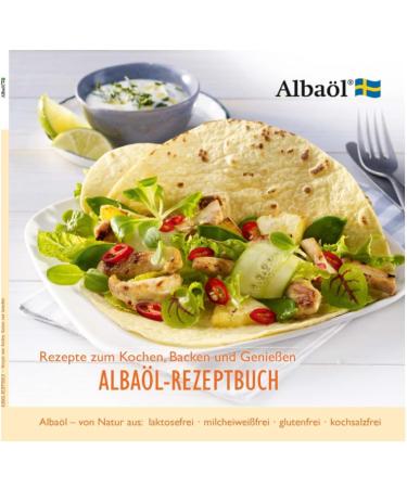 Alba l Recipe Book & Air Fry Spray 190ml | Cooking Baking & Air Frying Up to 250 C - Buy Online on GoSupps.com