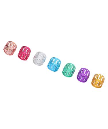 100PC Dreadlocks Pearls - Colorful Aluminum Hair Braid Decorations & Jewelry Accessories for Stylish Hairstyles - Buy Online on GoSupps.com