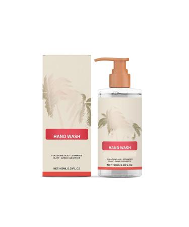 Coconut Scented Hydrating Hand Wash Plant-Based Long Lasting Scent Cleanse & Lock in Moisture 100ml / 3.38 fl oz - Buy Online on GoSupps.com
