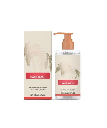 Coconut Scented Hydrating Hand Wash Plant-Based Long Lasting Scent Cleanse & Lock in Moisture 100ml / 3.38 fl oz