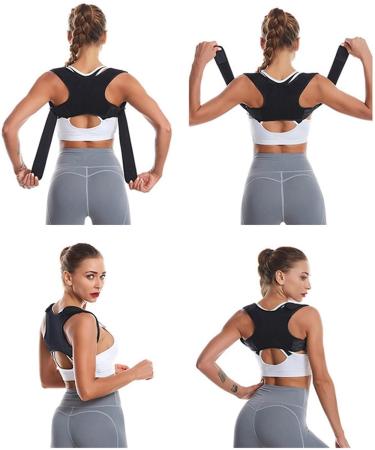 Posture Correction Shoulder Strap Support Belt Men Women Back Posture Corrector Adjustable Therapy Lumbar Brace Spine (Color : Blue Size : Medium) Feito na China Full moon lofty ambition - Buy Online on GoSupps.com
