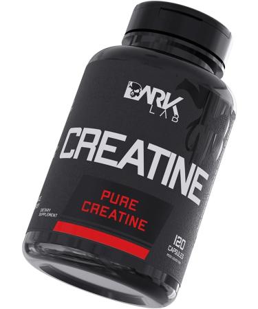 Dark Lab Creatine Monohydrate Pills - 100% Pure Creatine for Muscle Building Strength & Energy - 120 Capsules Supplement - Buy Online on GoSupps.com