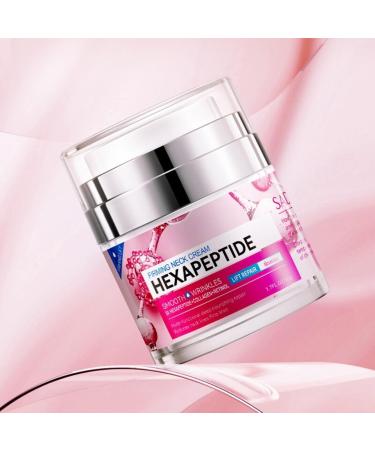 Neck Firming Cream Lifting and Tightening Neck Cream with 3X Hexapeptide Collagen Retinol - Smooth Wrinkles Reduces Neck Lines - 50g - Buy Online on GoSupps.com