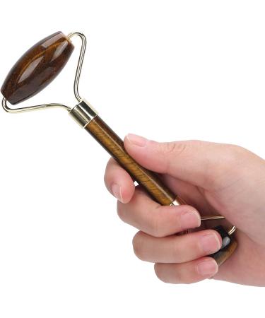 Verdant Touch Jade Facial Massage Roller - Natural Anti-Aging Face Lifting & Eye Beauty Tool - Buy Online on GoSupps.com