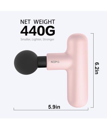 NEPQ Mini Massage Gun - Pink - Buy Online on GoSupps.com