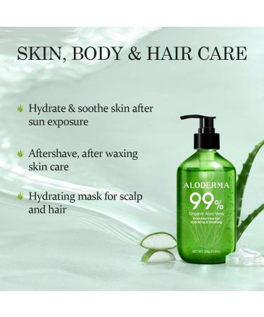 Aloderma Aloe Hydrating Set - Botanical Hydrating Mist Pure Aloe Vera Gel - Buy Online on GoSupps.com