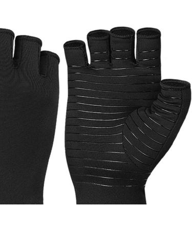 Gants D'arthrite Compression en Cuivre Compression en Treillis 360 L gers et Respirants Gants sans Doigts en Cuivre Inject lastiques et Antid rapants Tailles Multiples pour Hommes et Femme Noir L (for 7 10in Ankle Joint) - Buy Online on GoSupps.com