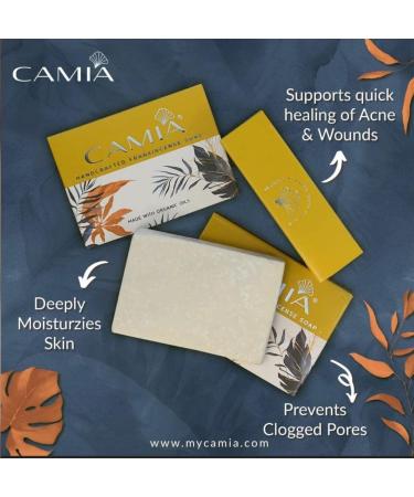 100% Natural Handmade Organic Frankincense Soap | Anti-Aging Skin Regeneration | Chemical-Free | 4.2 Oz - Buy Online on GoSupps.com