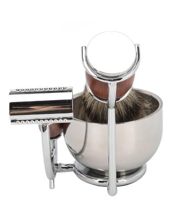 Complete Manual Beard Cutter Set - Men's Grooming Kit with Beard Brush Soap Shell & Stand | Perfect Gift for Men - Buy Online on GoSupps.com