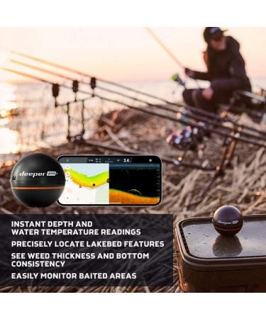 Deeper PRO+ Smart Sonar: Portable WiFi Fish Finder for Kayaks, Boats & Ice Fishing - Buy Online on GoSupps.com