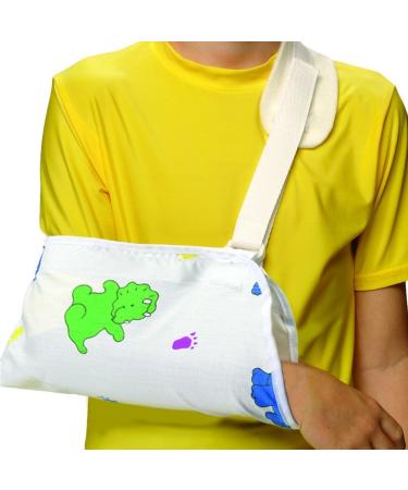 OTC KidsLine Arm Sling Shoulder Cradle Style Support Fun Print Pediatric