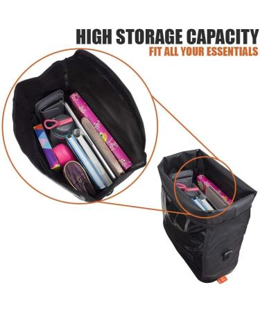 Ibera Bike Trunk Bag - PakRak Clip-On Quick-Release Waterproof Commuter Bag Black - Buy Online on GoSupps.com