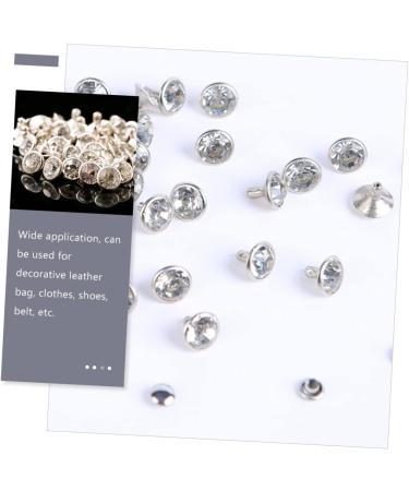 VILLCASE Scrapbook Accessories 1000 Sets Diamond Stud Rivets Silver Jacket Leather Stud Leather Crafts Repair Rivets Jeans Bags As Shownx5pcs 0.6X0.6X1CMx5pcs - Buy Online on GoSupps.com