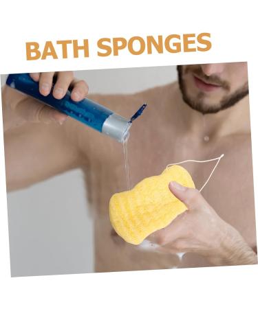 FOYTOKI Bath Sponge Bathing Tool Household Body Scrubber Bath Accessory Wear-Resistant Bath Scrubber Body Cleaning Sponge Portable Bath Scrubber Back Bathing Sponge Brush Bath Supply - Buy Online on GoSupps.com
