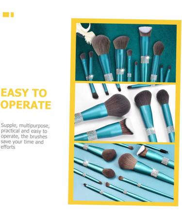 Beavorty 2 Sets Diamond Makeup Brush Blending Brush Beauty Kit Rhinestones for Face Women Makeup Brush Professional Makeup Brush Face Tools Applicator Cosmetic Plastic Miss With Diamond - Buy Online on GoSupps.com