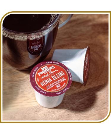 Don Francisco's Kona Blend Medium Roast Coffee Pods - 100 ct | Recyclable Single-Serve Pods for Keurig 2.0 | K-Cup Compatible - Buy Online on GoSupps.com