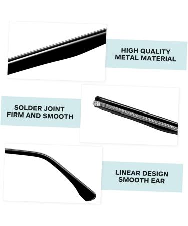Stobok 4 Pairs Glasses Accessories - Replacement Frame End Tips & Repair Brackets for Sunglasses & Metal Legs - Buy Online on GoSupps.com