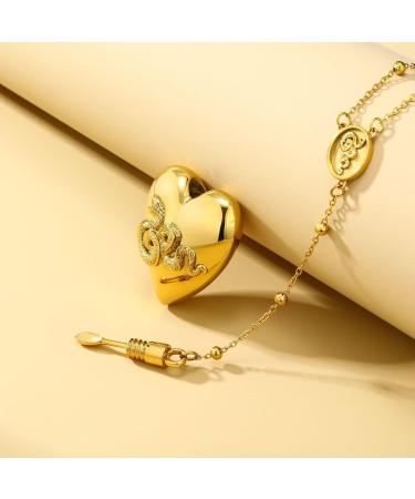 Oralgo Heart Follower Necklace - Elegant Rose Gold Wedding & Anniversary Jewelry for Women | Perfect Valentine's Day Gift - Buy Online on GoSupps.com