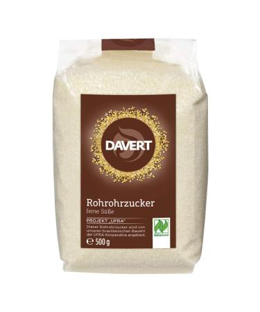 Davert - Raw cane sugar Naturland - 500 g - Pack of 8