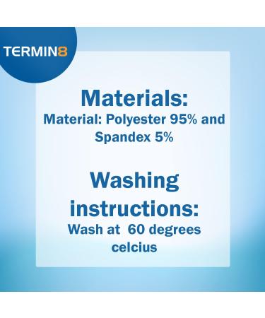 Buy Termin8 Face Cover for Children - Unisex Black Mask 1 Piece | International Shipping Available - Buy Online on GoSupps.com