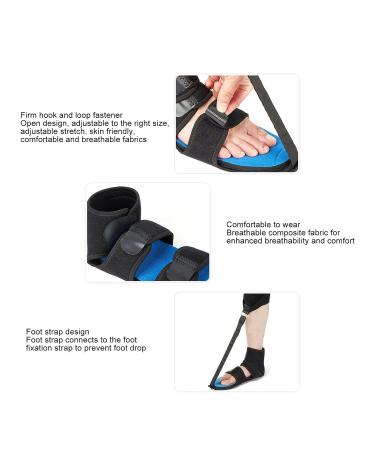 Plantar Fasciitis Night Splint & Leg Stretch Strap - Soft Foot Brace for Heel Spurs & Foot Drop Relief | TARSHYRY - Buy Online on GoSupps.com