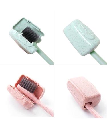 Portable Toothbrush Head Protective Caps - 20 Pack Travel Cover for Dust Protection & Hygiene | Ideal for Home & Outdoor Trips - Buy Online on GoSupps.com