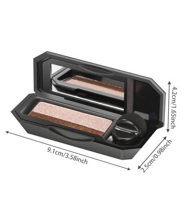 Buy 2 Colors Eyeshadow Palette - Waterproof Long-Lasting & Highly Pigmented Makeup with Sponge Brush | International Shipping Available - Buy Online on GoSupps.com