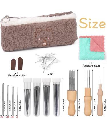 Unberr Needle Felting Kit - 98 Pcs Needles, Wool Tools for Beginner & Pro - Buy Online on GoSupps.com