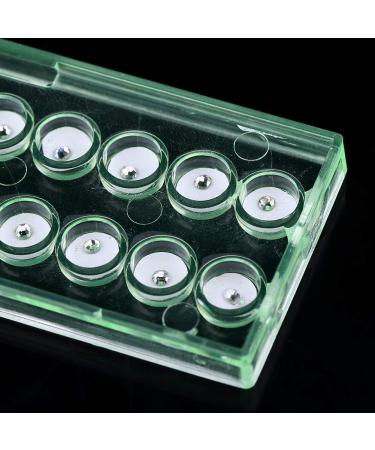 Dental Crystal 10pcs 2mm Tooth Ornaments Kit with Plastic Box - White Tooth Jewelry Gems for DIY Nail and Teeth Decoration - Buy Online on GoSupps.com