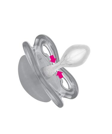 MAM Dental Pacifier Supreme Set of 4 for 0-6 Months | SkinSoft Silicone Skin & Tooth Friendly - Buy Online on GoSupps.com