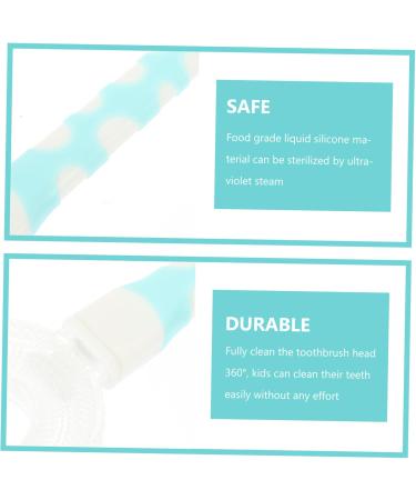 Minkissy 12-Pack Children's Silicone Toothbrushes & Heated Eye Pads - Safe Mouth Cleaning Tools for Kids - Buy Online on GoSupps.com