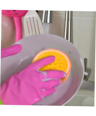 4pcs Fruit Sponge Sponges Bath Sponge Dinnerware Flatware Sponge for Bowl Cleaning (Sweet Orange 2 - Buy Online on GoSupps.com